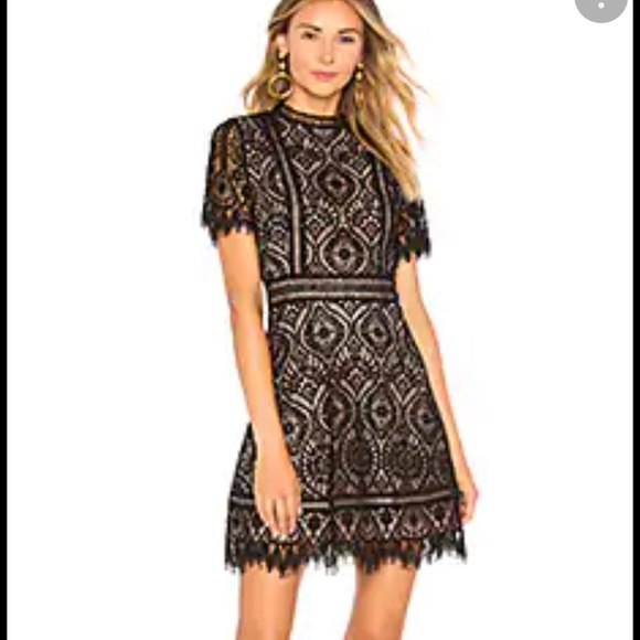 Bb dekota lace mini dress size S cocktail party - Picture 2 of 13